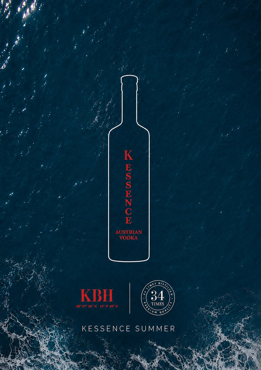 K-ESSENCE Austrian Vodka Limited Edition 2025 (40% Vol.), Bio Vodka – Bild 3