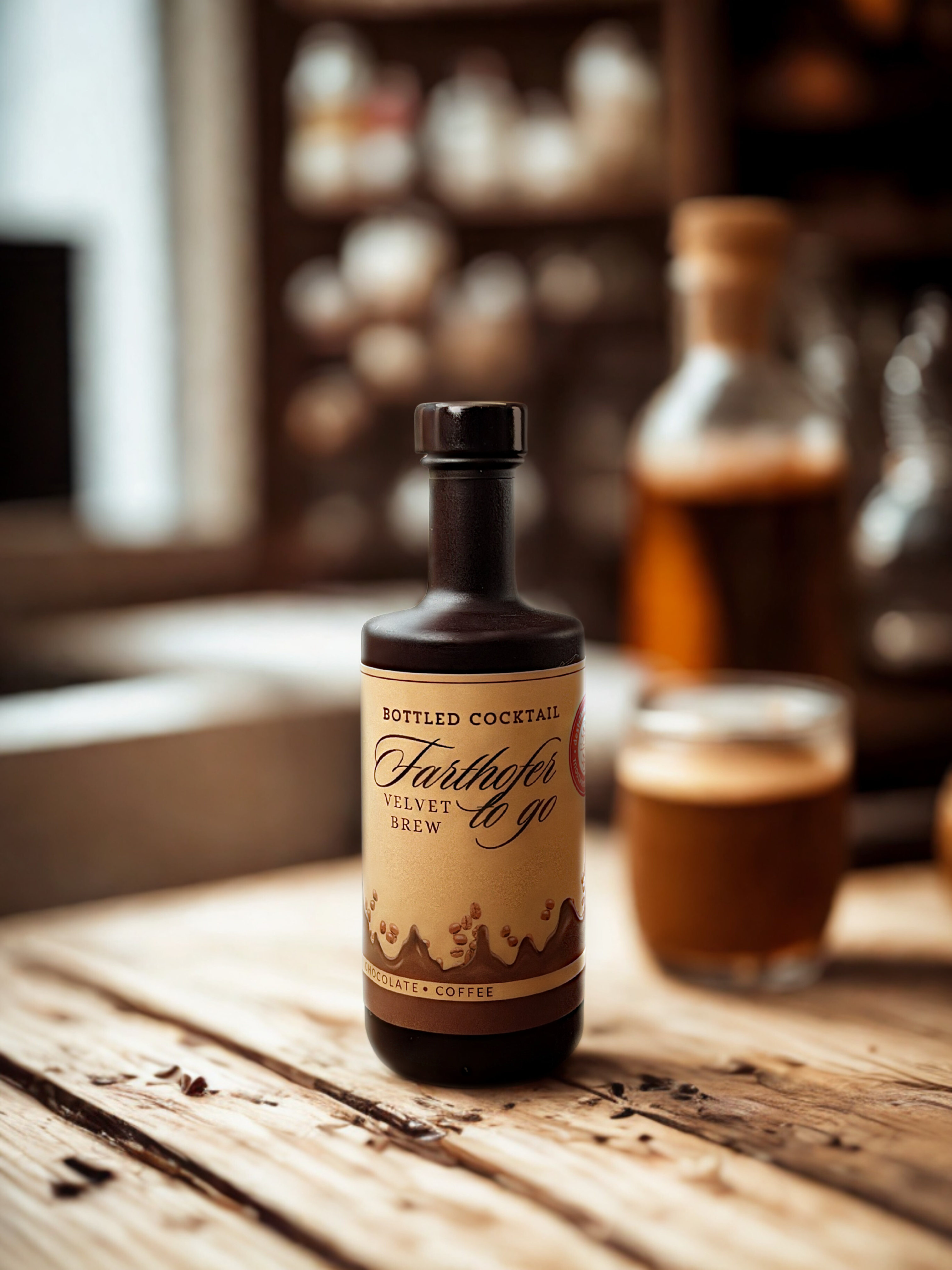 Bottled Cocktail Kaffee & Schokolade – Velvet Brew mit Bio-Kaffee und Kakaonoten