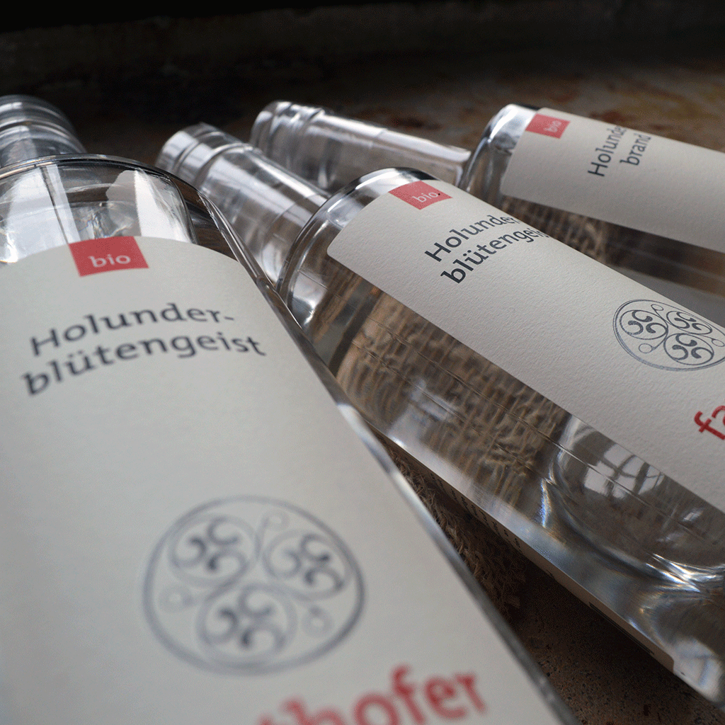 Bio Holunderbrand und Holundergeist (700 und 350ml) - Destillerie Farthofer