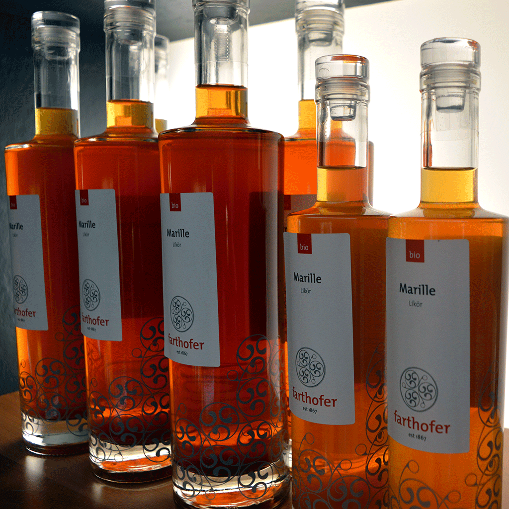 Bio Marillenlikör (700 und 350 ml) - Destillerie Farthofer