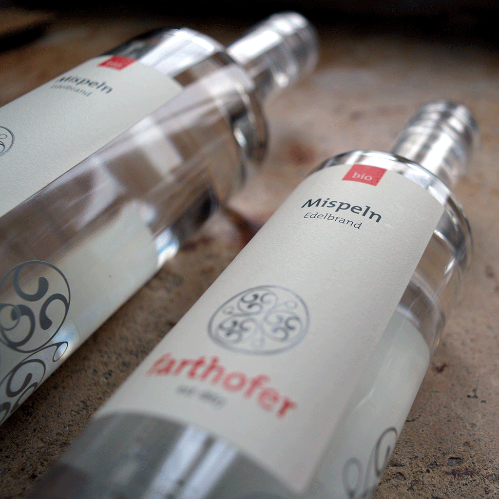 Bio Mispel (700 und 350 ml) - Destillerie Farthofer